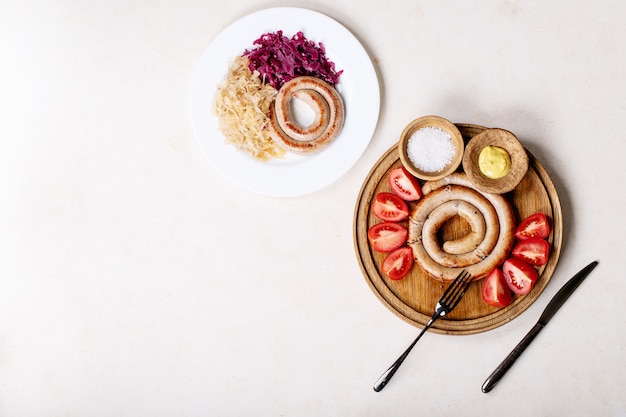 Assortment of plated meals